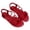 RD, variant on Bow Elastic Strap Flat Sandals Flock Soft Flexible Non Open Toe Light Beach Daily Shoes