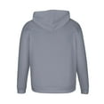 thumbnail image 4 of Yusimy Men's Hooded Sweatshirt Halloween Ghost Print Fleece-Lined Pocket Drawstring Long Sleeve Streetwear Cozy Winter Pullover, 4 of 5