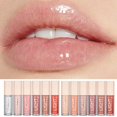 thumbnail image 3 of Brillo de labios con brillo de agua de espejo, brillo de labios hidratante brillante, aceite de labios transparente, imprimación transparente duradera, maquillaje de lápiz labial regordeta, 1pc, 3 of 7