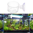 thumbnail image 4 of 2 vasos de alimentación para acuario, de vidrio, para peces, insectos rojos, soporte para comida, 4 of 5