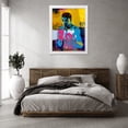 thumbnail image 3 of Stephen Chambers 26x32 White Modern Wood Framed Wall Art Titled - Ali 1, 3 of 6