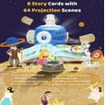 thumbnail image 3 of KOKODI Story Dream Machine Interactive Story Projector with Reusable Cards & Lights, Learning Gift for 3-5 Year Olds, 3 of 9