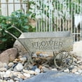 thumbnail image 6 of VintageFlower Market Metal Cart - Modern Farmhouse Decor - Vintage Home Decor - Indoor Planter, 6 of 7