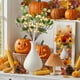 thumbnail image 1 of Herunwer Halloween Simulation Pumpkin Maple Leaf Branch Indoor Party Fake Flower Decoration Flower Vase Arrangement Ornament, 1 of 6