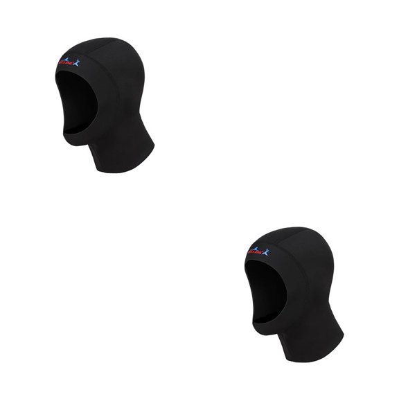 Eigraketly DIVE SAIL 1MM Gorros de buceo CR Super Elástico Snorkeling Equipment Sudadera con capucha Cuello con hombro Gorro de natación Type1 NO1