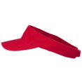 thumbnail image 4 of MG Pro Style Cotton Twill Washed Visor - Red, 4 of 4