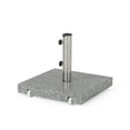 thumbnail image 5 of Niccolo Outdoor Granite and Stainless Steel Umbrella Base, Natural Grey, 5 of 9
