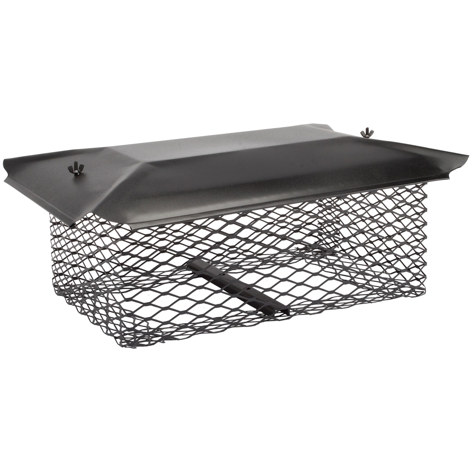 HYC U1313B34 Universal Black GalvanizedSteel Chimney Cap (13" x 13