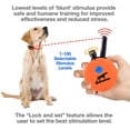 thumbnail image 3 of Educator Upland UL-1200 Hunting Dog Training Collar LED Light 1-2 Dog Behavior Trainer w/Handheld Remote- 60-Level Vibrations, 1-Mile Range - Includes eOutletdeals Travel Bowl, 3 of 5