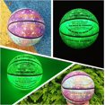 thumbnail image 2 of MILACHIC Glow in the Dark Basketball, Personalized to My Daughter Glowing Leather Basketball Women Size 6(28.5"),Indoor Outdoor Cool Basketball Gift, 2 of 5