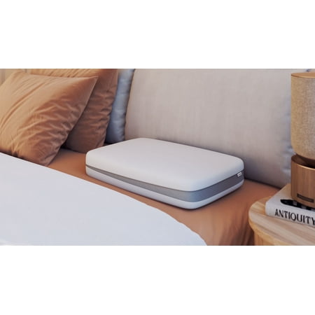 Imbibe Pearl -Ergonomic Sleep Pillow Adult Antimicrobial Thick Polyurethane Foam CPAP Bed Pillow, (Thick Size)