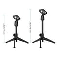 thumbnail image 2 of Dalazy Support de Microphone en Plastique Support de Table Portable Trépied Micro Support de Bureau avec Pince, 2 of 9
