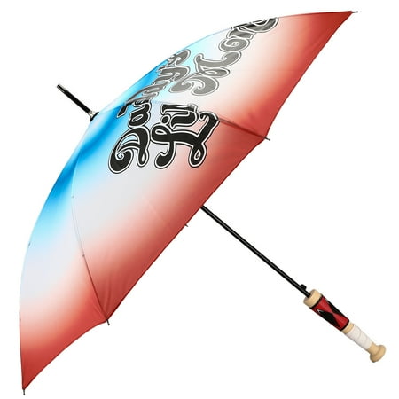 Harley s Bat Sublimated Canopy Umbrella with Molded Baseball Bat Handle