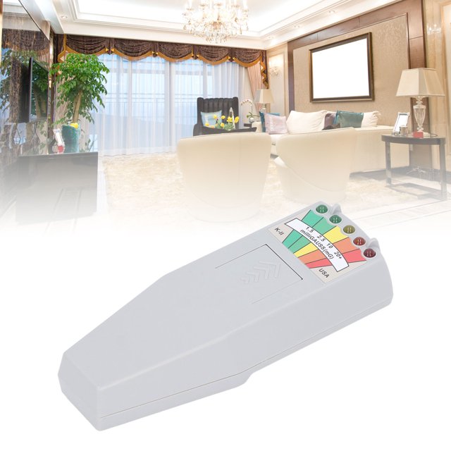 Detector de campo magnético lecturas claras 5 indicadores LED Medidor EMF para oficina ANGGREK Otros