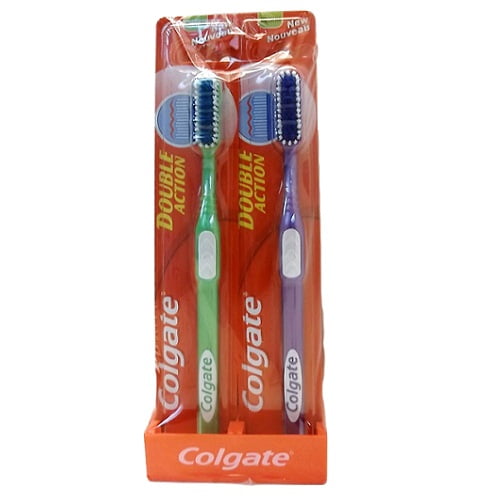New 807676 Colgate Toothbrush Double Action Md (12Pack) Toothbrush Cheap Wholesale Discount