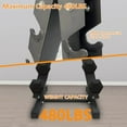 thumbnail image 3 of Dumbbell Rack Stand Only, Weight Rack for Dumbbells Compact A-Frame Home Gym Space Saver 480/800 LBS Weight Capacity, 3 of 6