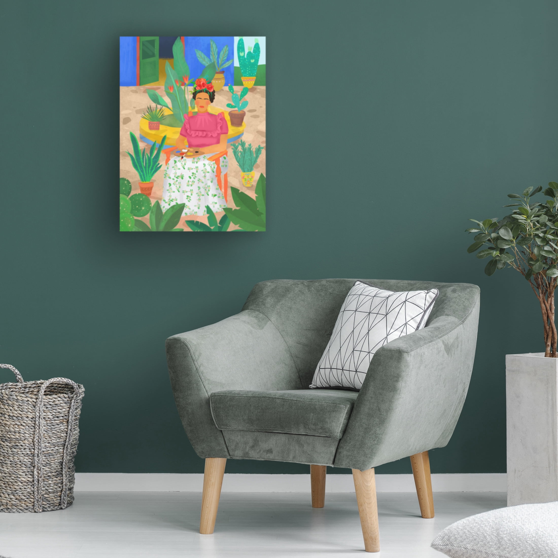 Trademark Fine Art Petra Lizde  Frida Canvas Wall Art