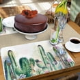 thumbnail image 6 of CounterArt "Watercolor Cacti" 4-Pack Reversible Plastic Tabletop Placemats, 6 of 7