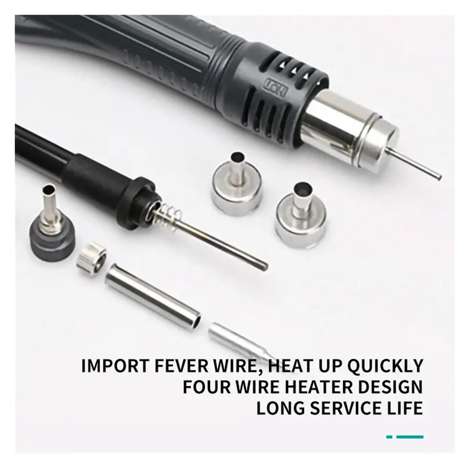 706W+ 2 In 1 Soldering Iron Stations Lead-Free Desoldering Repair Tools Rework Hot Air Gun ,Complete Set