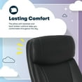 thumbnail image 4 of Serta Torrington Ergonomic Polyurethane Big & Tall Chair 400 lb. Capacity Black (52399-BLK), 4 of 9