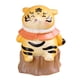 thumbnail image 1 of Adorable figura de tigre en miniatura, artesanía de resina, pequeña figura para decoración del hogar C, 1 of 8