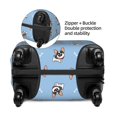 thumbnail image 2 of Susaid French Bulldog2 Print Elastic Washable Suitcase Cover with Hidden Zipper, Fits 18-32 Inch Luggage for Protection During Travel-Medium, 2 of 7