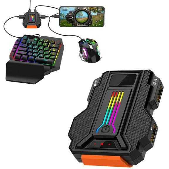Mouse and Keyboard Converter for Android System and HarmonyOS, Professional Game Accessories-Black