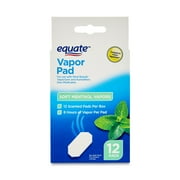 Equate Vapor Pad with Soothing Menthol Vapors, For Use in Vaporizers and Humidifiers, 12 Count, Compare to Vicks® VapoPads®