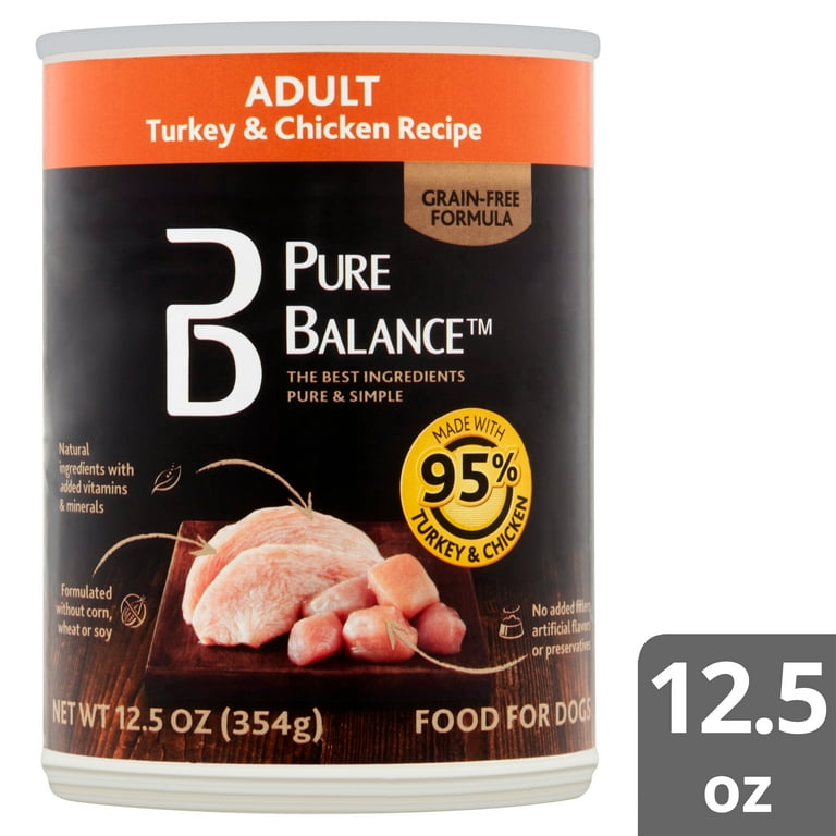 Pure Balance Grain Free Formula Turkey Chicken Recipe Adult Food