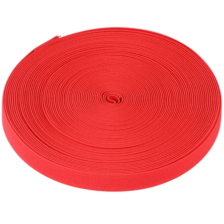 

1 Roll Precise Shoes Elastic Band DIY Elastic Band Shoes Accessory Thickened Plain Elastic Band (1.5cm Width 16m/Roll Red)