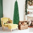 thumbnail image 3 of Costway 8 FT Pre-Lit Artificial Xmas Tree with Colorful Fiber Optics & 889 PVC Branch Tips, 3 of 10