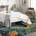 thumbnail image 4 of Sea Turtle Rug Nursery - 5x7 Rug - Sea Turtle Rug - Sea Animal Colorful Area Rug - Ocean Animal Floral Underwater Rugs - Multicolor Under The Sea Carpet, 4 of 7