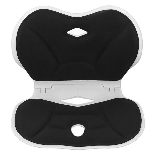 Foldable Ergonomic Posture Corrector Lumbar Support Back Straightener Waist Support Posture Cushion for Kids Adults Black