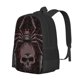 thumbnail image 1 of Disketp Spider with Skull Mochila Minimalista de Gran Capacidad, Mochila de Viaje para Escuela, Trabajo o Uso Diario, 1 of 6
