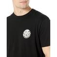 thumbnail image 6 of Rip Curl BLACK Men's Wetsuits Icon Short Sleeve T-Shirt, S, 6 of 7