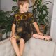 thumbnail image 4 of Fotbe Rustic Sunflower Bouquet Pijama Estampada de 2 Piezas para Niños – Ropa de Dormir de Manga Corta Cómoda para Niños y Niñas, Camiseta y Shorts de Algodón-Medium, 4 of 6