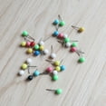 thumbnail image 2 of Raindrops Colorful Plastic Ball Head Straight Pins for Crafting Stainless Steel and Plastic Assorted Colors 4MM, 2 of 8