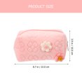 thumbnail image 2 of unbranded Bolsa De Maquillaje Rosa Compacta Y Para Almacenamiento Y Viaje Con Cierre Resistente, 2 of 6