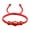 A, variant on Red String Bracelets Adjustable Length Necklace Charm Cultural Symbol Suitable for Good Luck