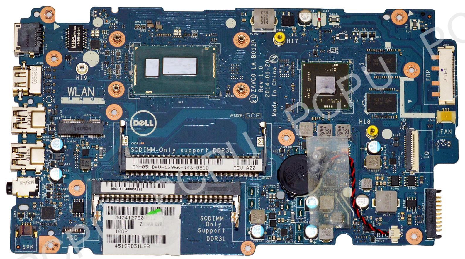 5MD4V Dell Inspiron 15 5547 Laptop Motherboard W Intel I7 4510U 2 0GHz 