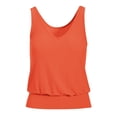 thumbnail image 2 of Dellytop Women V-Neck Sleeveless Tunic Knit Tank Top, 2 of 3
