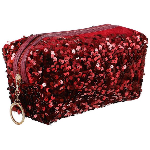 Large Capacity Makeup Bag Sequin Makeup Bag Women Travel Cosmetic Bag Cosmetic Storage Bag Toiletry Bag