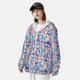 thumbnail image 3 of Balery Cartoon colorful cute cat Sudadera ligera de manga larga con capucha y protección solar UPF 50+ para hombre y mujer, ideal para pesca y running-3X-Large, 3 of 7