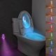 thumbnail image 3 of Luz para Baño con Sensor de Movimiento RGB, 7 Colores Cambiantes, Luz LED Recargable para Decoración de Baño., 3 of 5