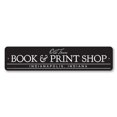thumbnail image 2 of Book & Print Shop Novelty Decor, Metal Wall Sign - 4x18 Inches, 2 of 4
