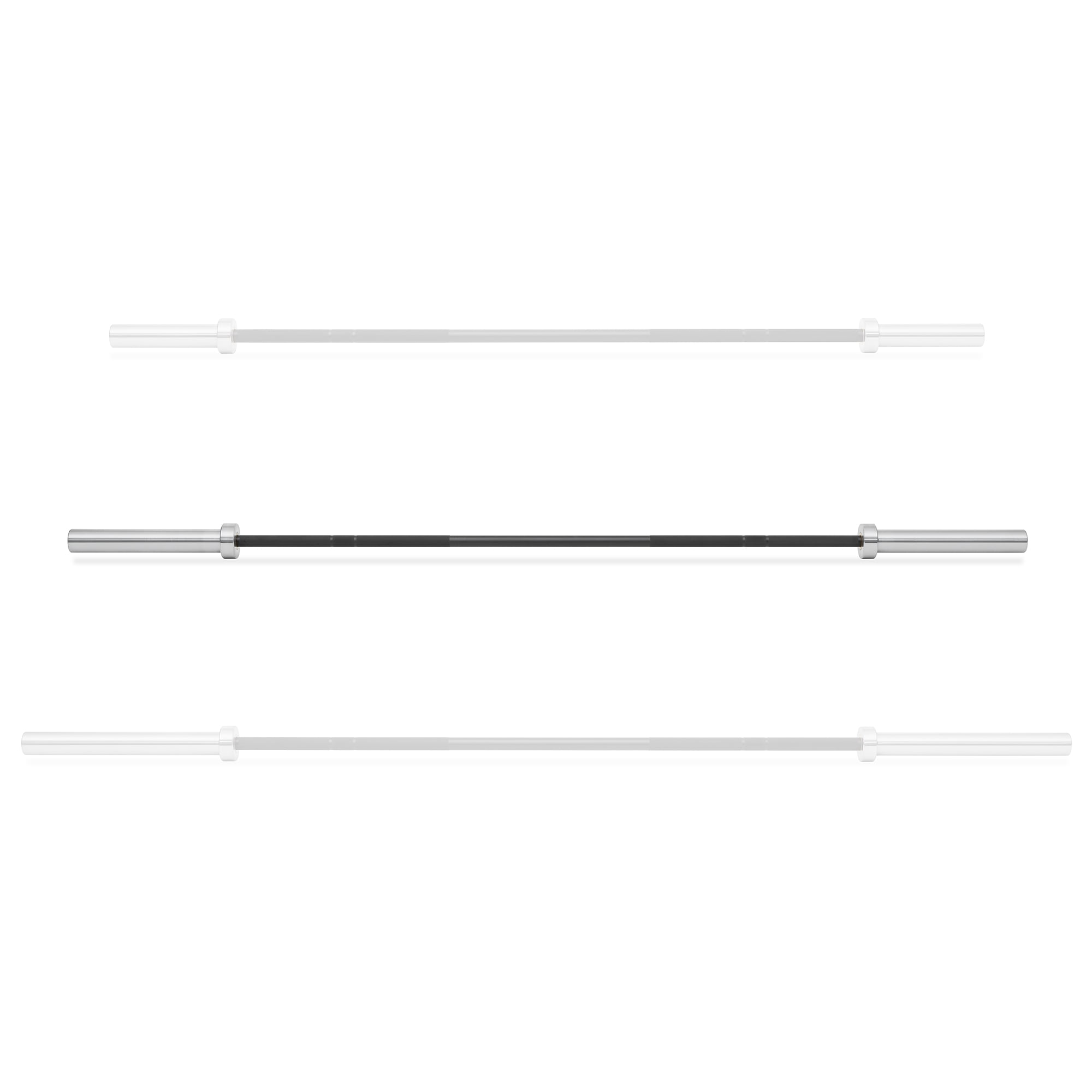 Philosophy Gym 80" Olympic Barbell - 15KG 25mm 190K PSI 1500LB Capacity Weightlifting & Powerlifting Bar
