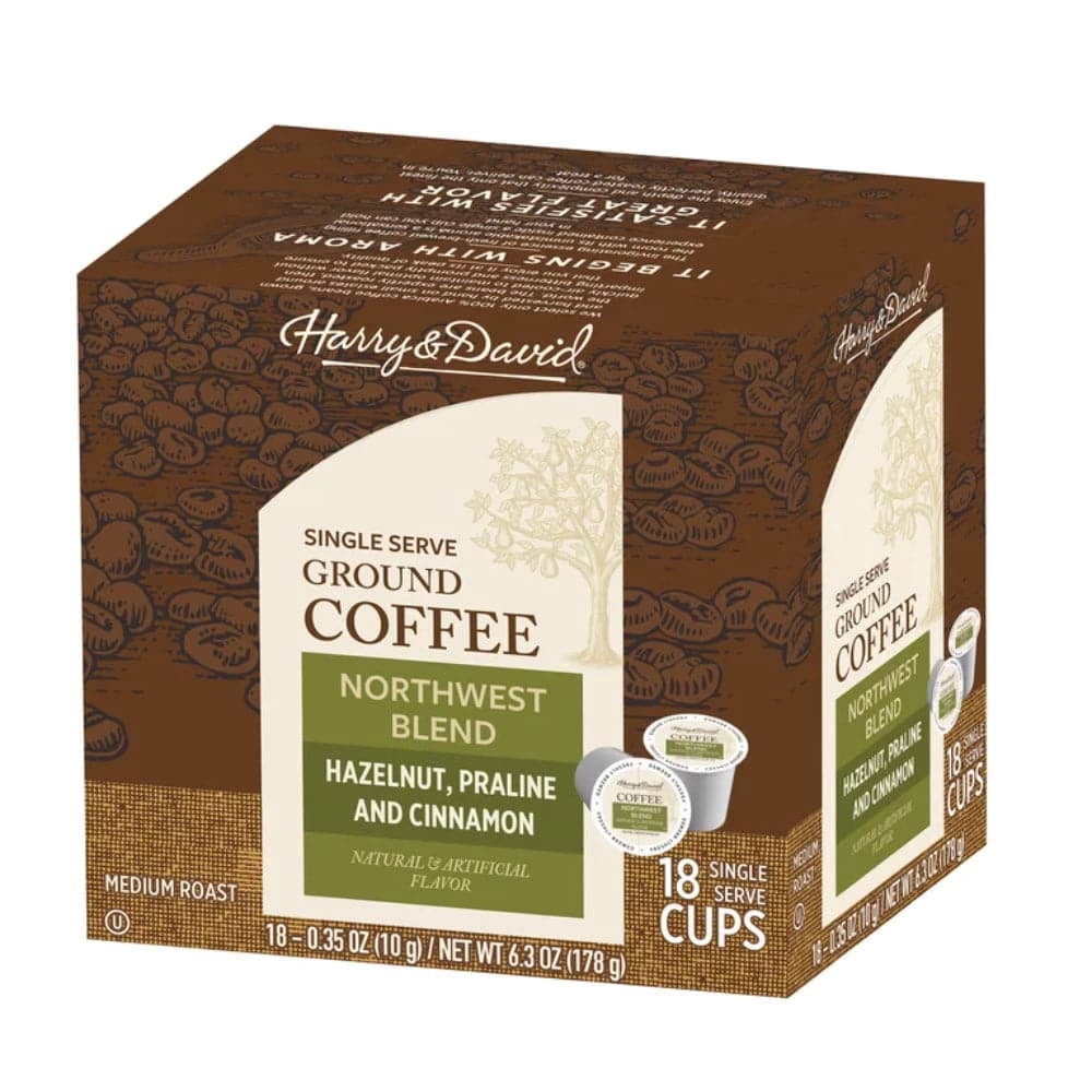 Harry & David Northwest Blend, Single Serve Coffee Pods, Medium Roast, 72 Count (Compatible with Keurig Brewers)