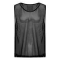 thumbnail image 3 of Manyakai Mens Mesh Training Vest Pinnies Team Basic Soccer Jerseys Sleeveless Tank Top for Basketball Black L, 3 of 6