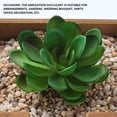 thumbnail image 2 of Pack of 12 Artificial Succulent Plant Party Realistic Artificial Succulent Decorative Simulation Plants Party Realistic Succulents Balcony Gift Color Random, 2 of 8