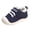Navy, variant on Toddler Boys Girls Canvas Shoes Comfortable Tennis Walking Sneakers with Adjustable Hook and Loops Athletic Non Slip Casual Running Shoes Yellow Size 10 Toddler